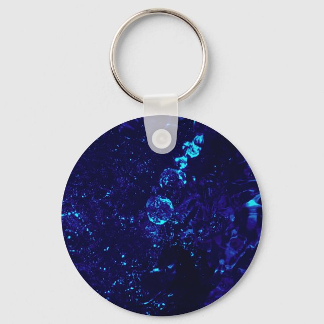 Porte-clés Jacuzzi bleu Bulles Porte - clé (Recto)