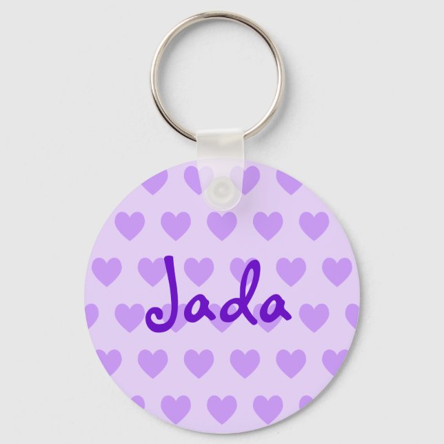 Porte-clés Jada en violet (Recto)