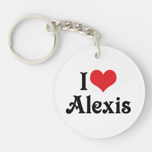 Porte-clés J'adore Alexis