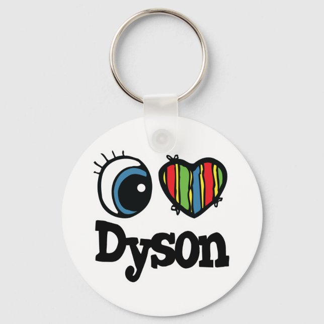 Porte-clés J'adore Dyson (Recto)