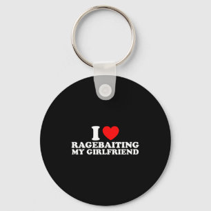 Porte-clés J'adore faire du ragebaiting à ma copine citation