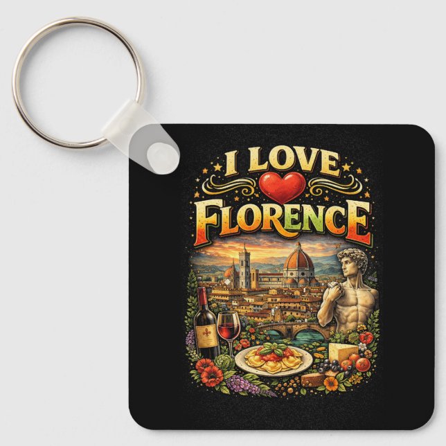 Porte-clés J'adore Florence (Recto)