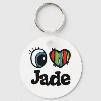 Porte-clés J'adore Jade