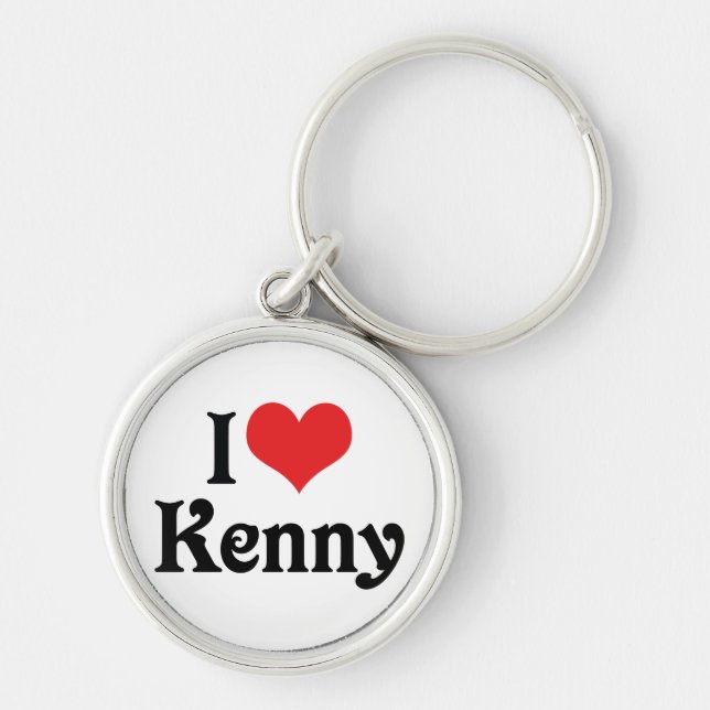 Porte-clés J'adore Kenny (Devant)