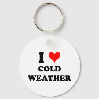 Porte-clés J'adore la météo froide