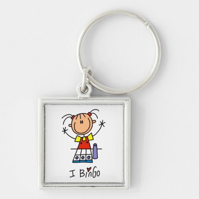 Porte-clés J'adore le Bingo (Devant)