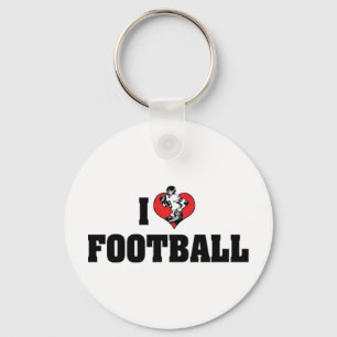 Porte-clés J'adore le football