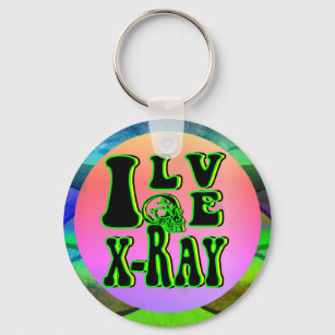 Porte-clés J'adore le Porte - clé X-Ray