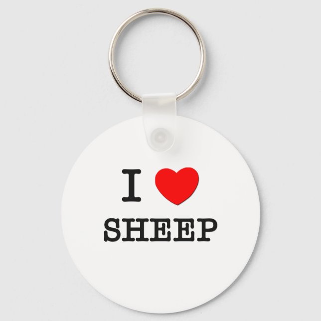 Porte-clés J'adore le SHEEP (Recto)