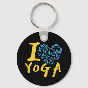 Porte-clés J'adore le Yoga