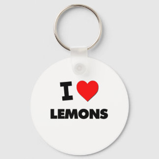 Porte-clés J'adore les citrons