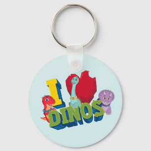 Porte-clés J'adore les dinos Dino Ranch