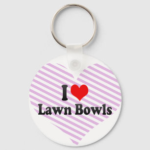 Porte-clés J'adore les pelouses Bowls