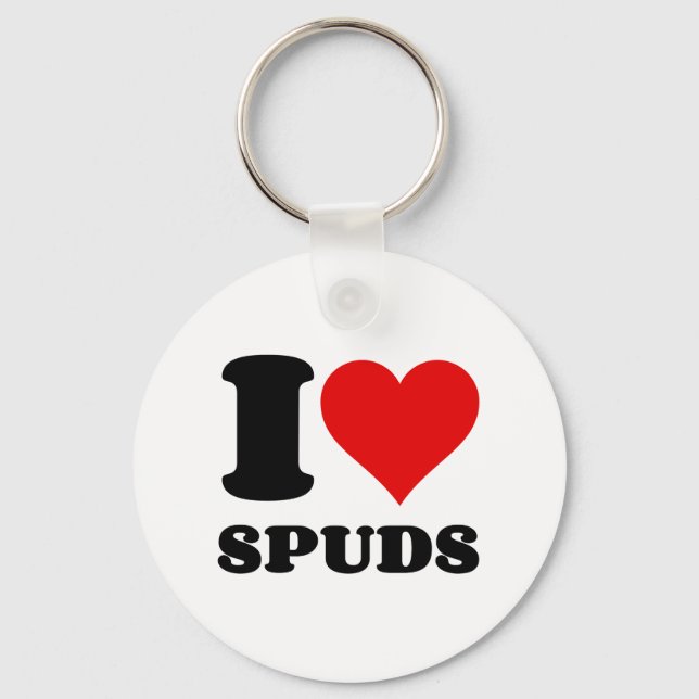 PORTE-CLÉS J'ADORE LES SPUDS (Recto)