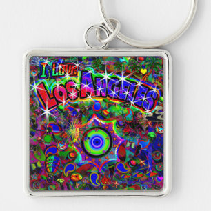 Porte-clés J'ADORE Los Angeles Mystic Dance Neo Version
