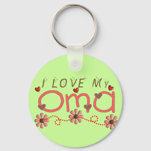 Porte-clés J'adore mes cadeaux OMA