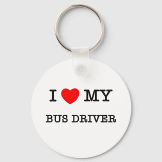 Porte-clés J'adore mon CHAUFFEUR BUS