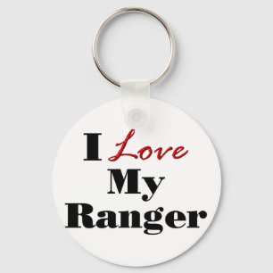 Porte-clés J'adore mon Ranger