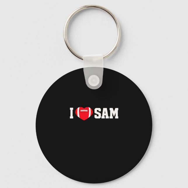 Porte-clés J'adore sam  (Recto)