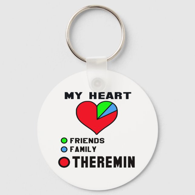 Porte-clés J'adore Theremin. (Recto)