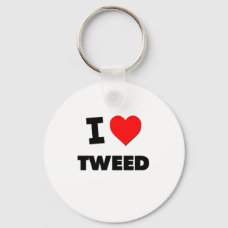 Porte-clés J'adore Tweed
