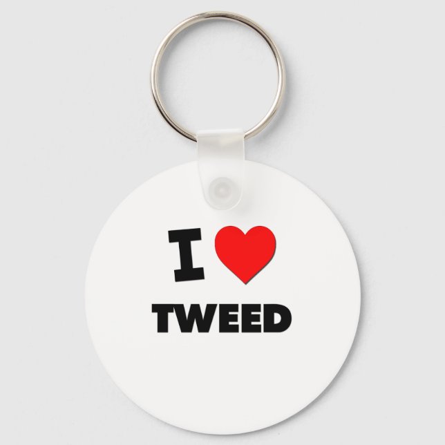 Porte-clés J'adore Tweed (Recto)
