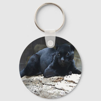 Porte-clés Jaguar noir