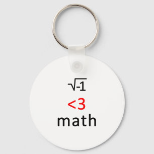 Porte-clés J'ai <3 maths !