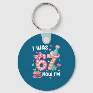 Porte-clés J'ai 7 ans Anniversaire Six Sept 6