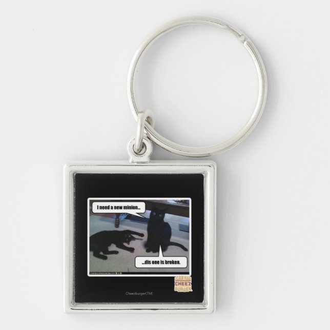 Porte-clés J'ai besoin d'un nouveau minion (Devant)