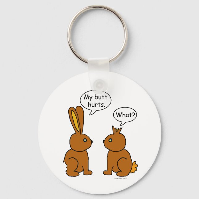 Porte-clés J'Ai Blessé Le Mur ! - Quoi ? (Recto)