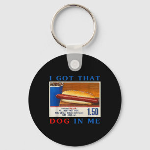 Porte-clés J'Ai Ce Chien En Moi Drôle Hotdogs Combo 4th De Ju