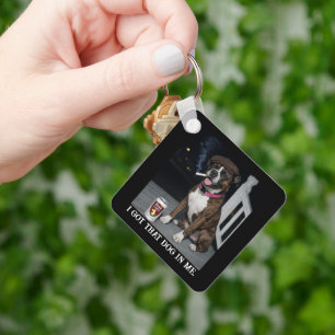 Porte-clés J'ai Ce Chien En Moi, Drôle Personnalité Boxer Mèm