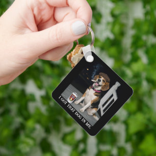 Porte-clés J'ai Ce Chien En Moi, Personnalité Amusante de Bea