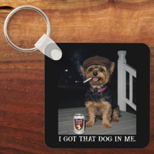 Porte-clés J'ai Ce Chien En Moi, Personnalité Drôle De Yorkie