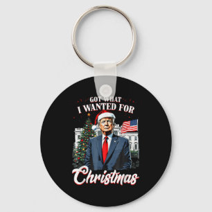 Porte-clés J'Ai Ce Que Je Suis Recherché Pour Noël Trump 2024