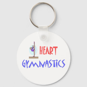 PORTE-CLÉS J'AI COEUR PORTE - CLÉ GYMNASTIQUE