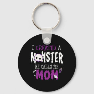 Porte-clés J'Ai Créé Un Costume D'Halloween Monstre Pour Mama