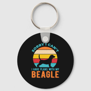 Porte-clés J'Ai Des Plans Avec Mon Beagle