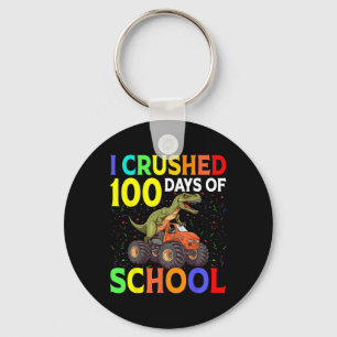 Porte-clés J'Ai Écrasé 100 Jours De Camion Monster De L'École