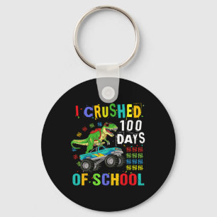 Porte-clés J'ai écrasé 100 jours d'école dinosaure Monster Tr