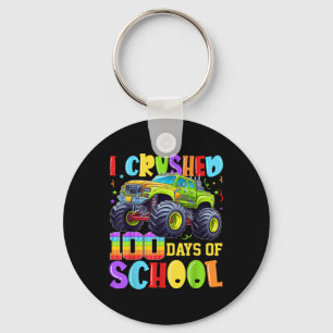 Porte-clés J'Ai Écrasé 100 Jours D'École Garçon Monster Camio