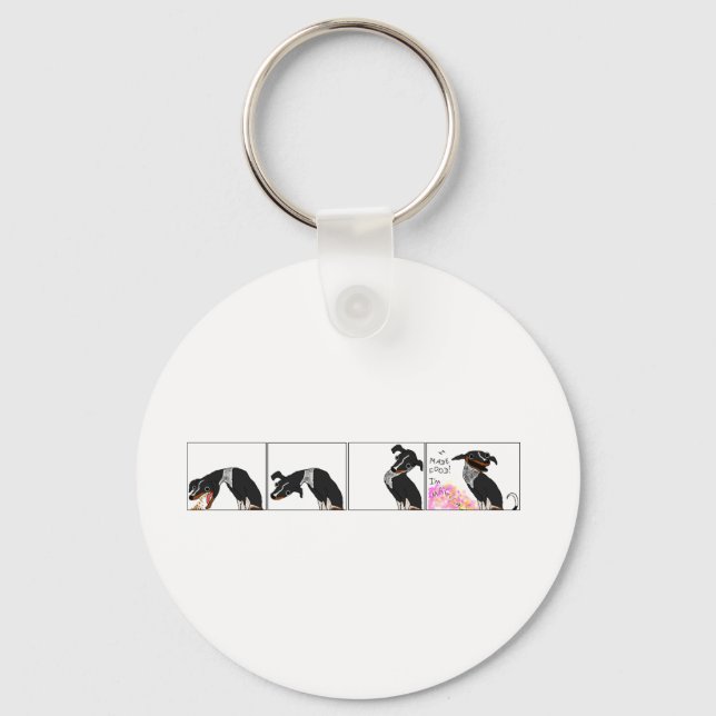 Porte-clés "J'ai fait de la nourriture" (Recto)