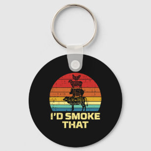 Porte-clés J'Ai Grillé Que Barbecue Barbecue Retro Louveur De