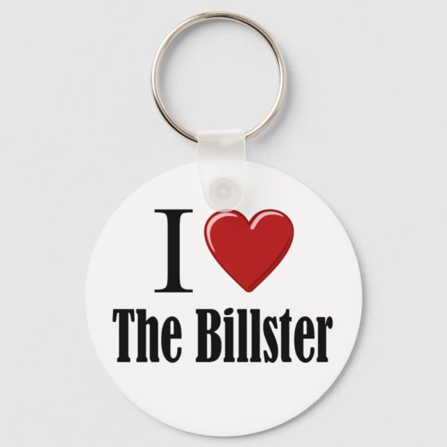 Porte-clés J'Ai Le Coeur Du Billster (Recto)