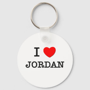 PORTE-CLÉS J'AI LE COEUR JORDANIE