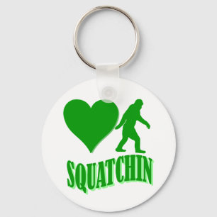 Porte-clés J'ai le coeur squatchine