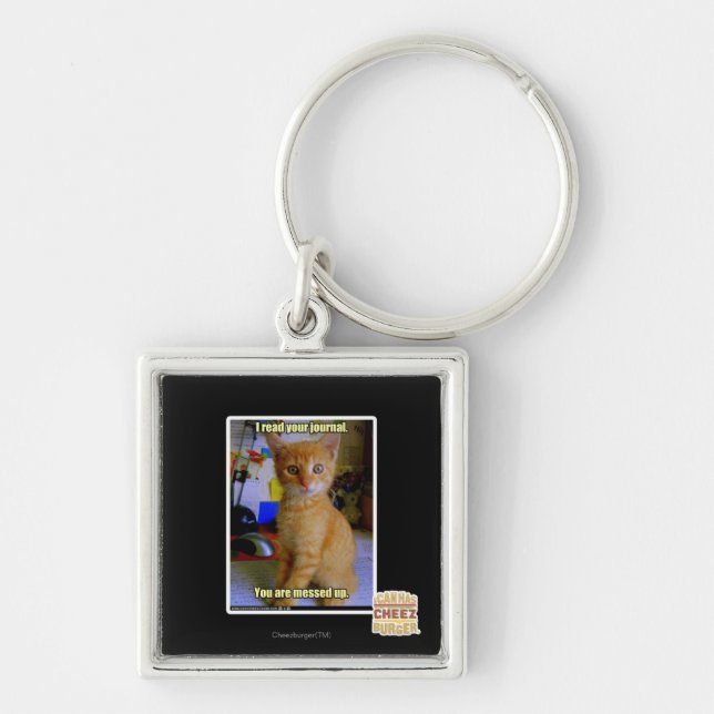 Porte-clés J'ai lu votre journal (Devant)