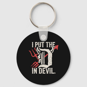 Porte-clés J'Ai Mis D Dans Devil Matching Couple Funny Hallow