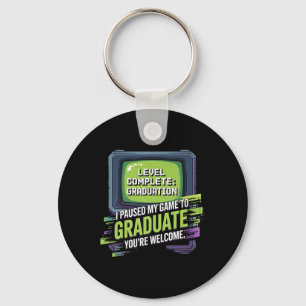 Porte-clés J'ai mis mon jeu en pause pour diplômer la promoti